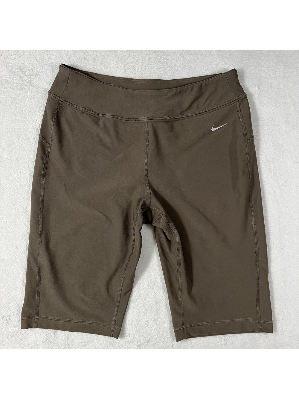 Nike Dri-FIT Women's Mid-Rise  Olive 7" Biker Shorts